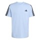 мъжка,тениска,adidas,essentials,3,stripes,t,shirt,mens,glow,blue
