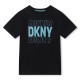 тениска,детски,облекла,dkny,dkny,lgo,tee,jn34,black,09b
