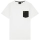 тениска,облекла,на,разпродажба,мъжки,тениски,lyle,and,scott,pocket,t,shirt,white,w104