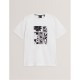 тениска,облекла,на,разпродажба,мъжки,тениски,ted,baker,ted,box,print,tshirt,sn54,white