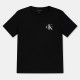 тениска,calvin,klein,jeans,kids,chest,logo,t,shirt,ck,black,beh