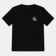 тениска,детски,3/4,панталони,calvin,klein,jeans,kids',chest,logo,t,shirt,ck,black,beh