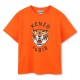 детска,тениска,детски,3/4,панталони,kenzo,unisex,kids',tiger,short,sleeve,t,shirt,orange