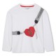 тениска,детски,3/4,панталони,marc,jacobs,kids',snapshot,t,shirt,white
