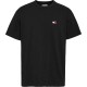 тениска,облекла,на,разпродажба,tommy,jeans,classic,tommy,small,badge,t,shirt,black,bds