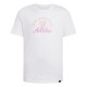 юношеска,тениска,детски,тениски,adidas,logo,t,shirt,junior,white,pink