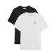 мъжки,тениски,calvin,klein,jeans,ckj,micro,logo,2pk,t,sn63,black,white
