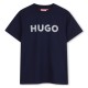 тениска,детски,3/4,панталони,hugo,hugo,ss,t,shirt,jn63,navy,blue