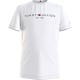 юношеска,тениска,детски,3/4,панталони,tommy,hilfiger,essential,t,shirt,juniors,white,ybr