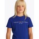 юношеска,тениска,tommy,hilfiger,essential,t,shirt,juniors,wedge,blue