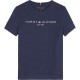 юношеска,тениска,детски,3/4,панталони,tommy,hilfiger,essential,t,shirt,juniors,twilight,navy