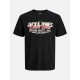 jack,and,jones,colour,logo,t,shirt,mens,plus,size,black