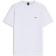 тениска,мъжки,тениски,boss,mens,boss,green,t,shirt,with,logo,design,stretch,cotton,white