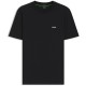 тениска,мъжки,тениски,boss,mens,boss,green,t,shirt,with,logo,design,stretch,cotton,black