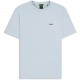 тениска,boss,mens,boss,green,t,shirt,with,logo,design,stretch,cotton,light,blue