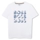 тениска,детски,3/4,панталони,boss,kids',chest,logo,t,shirt,white,10p