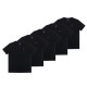 тениска,детски,тениски,fabric,5pack,t,shirts,black