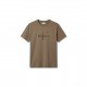 тениска,мъжки,тениски,calvin,klein,jeans,men,s,distressed,monogram,logo,cotton,short,sleeve,t,shirt,dusty,olive
