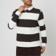 блуза,с,яка,облекла,на,разпродажба,мъжки,блузи,с,яка,brave,soul,men's,long,sleeve,rugby,polo,shirt,cream,brown