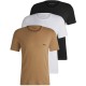 тениска,мъжки,тениски,boss,3,pack,classic,t,shirts,blk,wht,bge,265