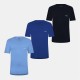 тениска,мъжки,тениски,boss,mens,boss,bodywear,3,pack,premium,cotton,t,shirts,crew,neck,nvy,blu,blu,966