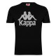 kappa,authentic,logo,t,shirt,mens,black,005