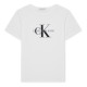 юношеска,тениска,детски,облекла,calvin,klein,jeans,junior,monogram,t,shirt,white