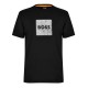 тениска,мъжки,тениски,boss,men's,orange,box,logo,cotton,short,sleeve,t,shirt,black,001
