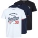 мъжка,тениска,мъжки,тениски,jack,and,jones,ethan,3,pack,short,sleeve,t,shirt,mens,blk,wht,nvy
