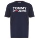 мъжки,тениски,tommy,jeans,corp,logo,tee,black,iris