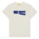 тениска,детски,3/4,панталони,off,white,unisex,spray,logo,t,shirt,spray,paint,design,cream,blu,0345