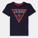 тениска,детски,3/4,панталони,guess,logo,t,shirt,smart,blue,g7v2