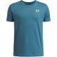 детски,тениски,under,armour,ua,sportstyle,boys,short,sleeve,boun,blue,white