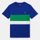 юношеска,тениска,детски,3/4,панталони,polo,ralph,lauren,striped,jersey,tee,juniors,azure,multi