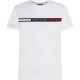 тениска,облекла,на,разпродажба,мъжки,тениски,tommy,hilfiger,logo,panel,t,shirt,white