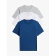 тениска,мъжки,тениски,tommy,hilfiger,3,pack,short,sleeve,t,shirt,blue,grey,white