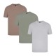мъжка,тениска,мъжки,тениски,мъжки,горнища,размер+,donnay,3,pack,t,shirts,mens,stne,khaki,brwn