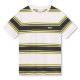 тениска,детски,3/4,панталони,boss,kids',striped,cotton,short,sleeve,crew,neck,t,shirt,yellow,n05
