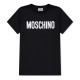юношеска,тениска,детски,3/4,панталони,moschino,logo,t,shirt,junior,black,60100