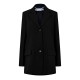 сако,дамски,якета,и,палта,off,white,single,breasted,blazer,black,white