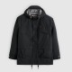 яке,levis,mens,levis,marina,utility,parka,jacket,jet,black