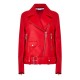 яке,дамски,якета,и,палта,off,white,leather,biker,jacket,red,white