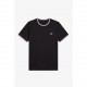 тениска,мъжки,тениски,fred,perry,twin,tipped,t,shirt,black,102