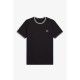 тениска,мъжки,тениски,fred,perry,twin,tipped,t,shirt,black,102
