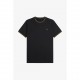 тениска,мъжки,тениски,fred,perry,twin,tipped,t,shirt,black,shade,q27