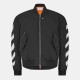 яке,off,white,men,s,ribbed,athletic,bomber,jacket,black,white