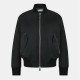 яке,мъжки,якета,off,white,men's,front,zip,bomber,jacket,black
