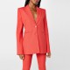 сако,дамски,якета,и,палта,off,white,notch,lapel,blazer,red