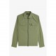 риза,с,дълъг,ръкав,мъжки,якета,fred,perry,men,s,long,sleeve,zip,overshirt,olive,mint,x88