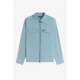 риза,с,дълъг,ръкав,мъжки,якета,fred,perry,men,s,long,sleeve,zip,overshirt,stock,blue,z20